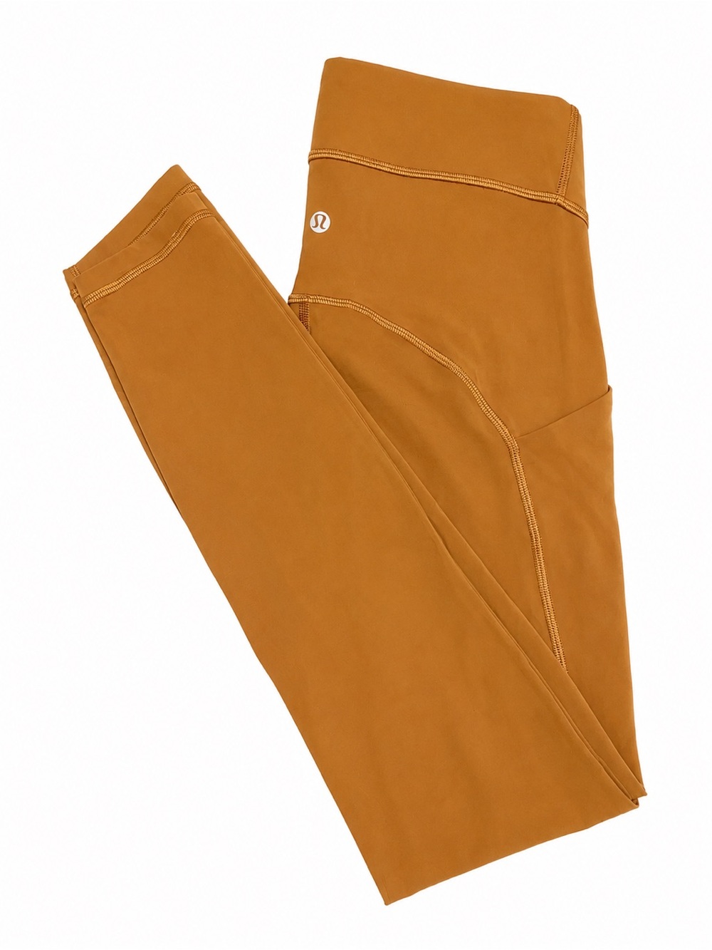 Lululemon Invigorate High-Rise Tight 25” Everlux Sz 4 Brown Side Pocket Leggings